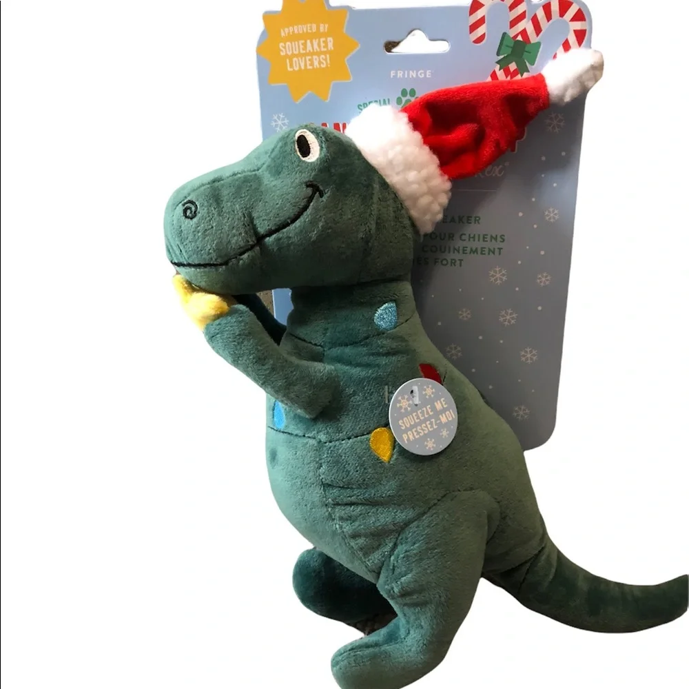 🆕 Fringe Studio Fa Rawr Rawr Rawr T Rex Dog Toy